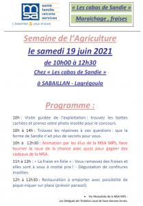 Semaine de l'agriculture MSA