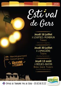Affiche Estiv'al de Gers 2026